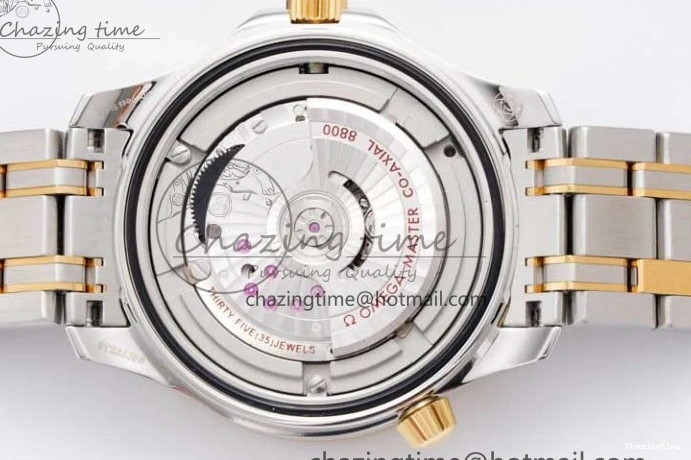 0522 ZeroBulk Seamaster Diver 300M SS YG Blue Ceramic Bezel JVSF 1:1 Best Edition Blue Dial on SS YG Bracelet A 7784